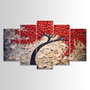 Wallity Cuadro Decorativo de 5 Piezas en MDF (100 x 60 cm)